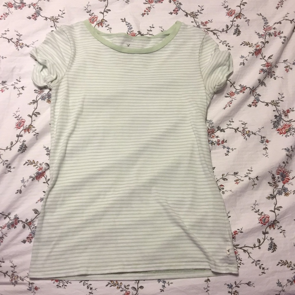 Striped American Eagle T-Shirt